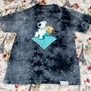 Family Guy, Stuey and Brian, Black and White Medium T-shirt